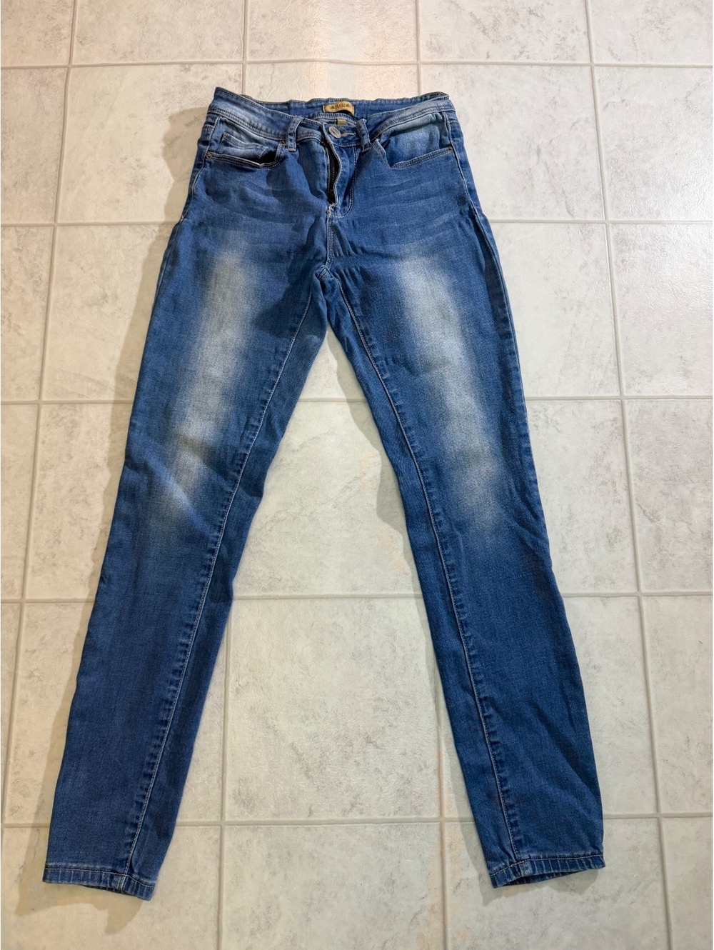 RAW Women's Blue Skinny Jeans Size 3